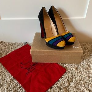 New Christian Louboutin 140 Peacock 39
